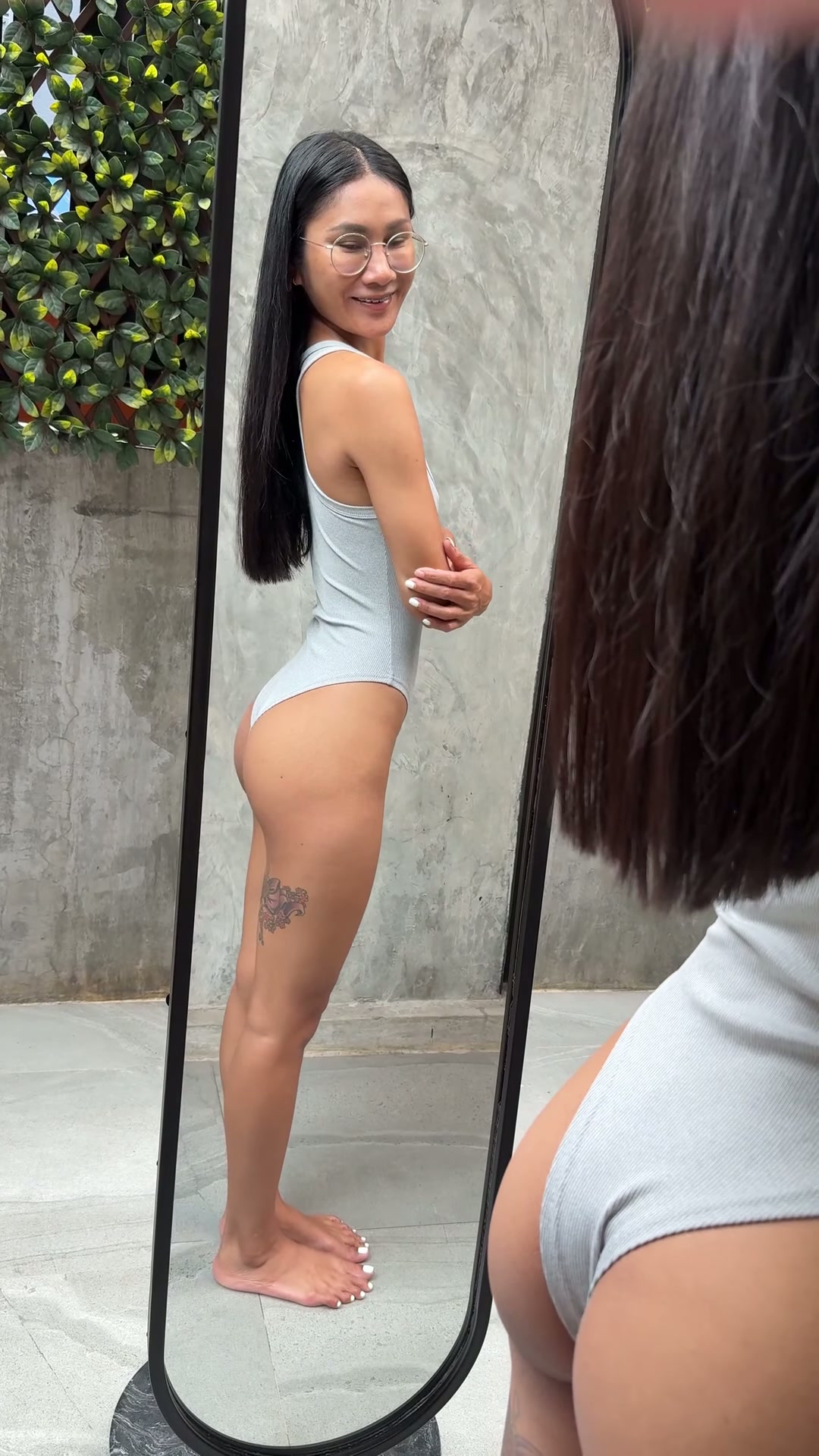 Your skinny Asian braces girl
