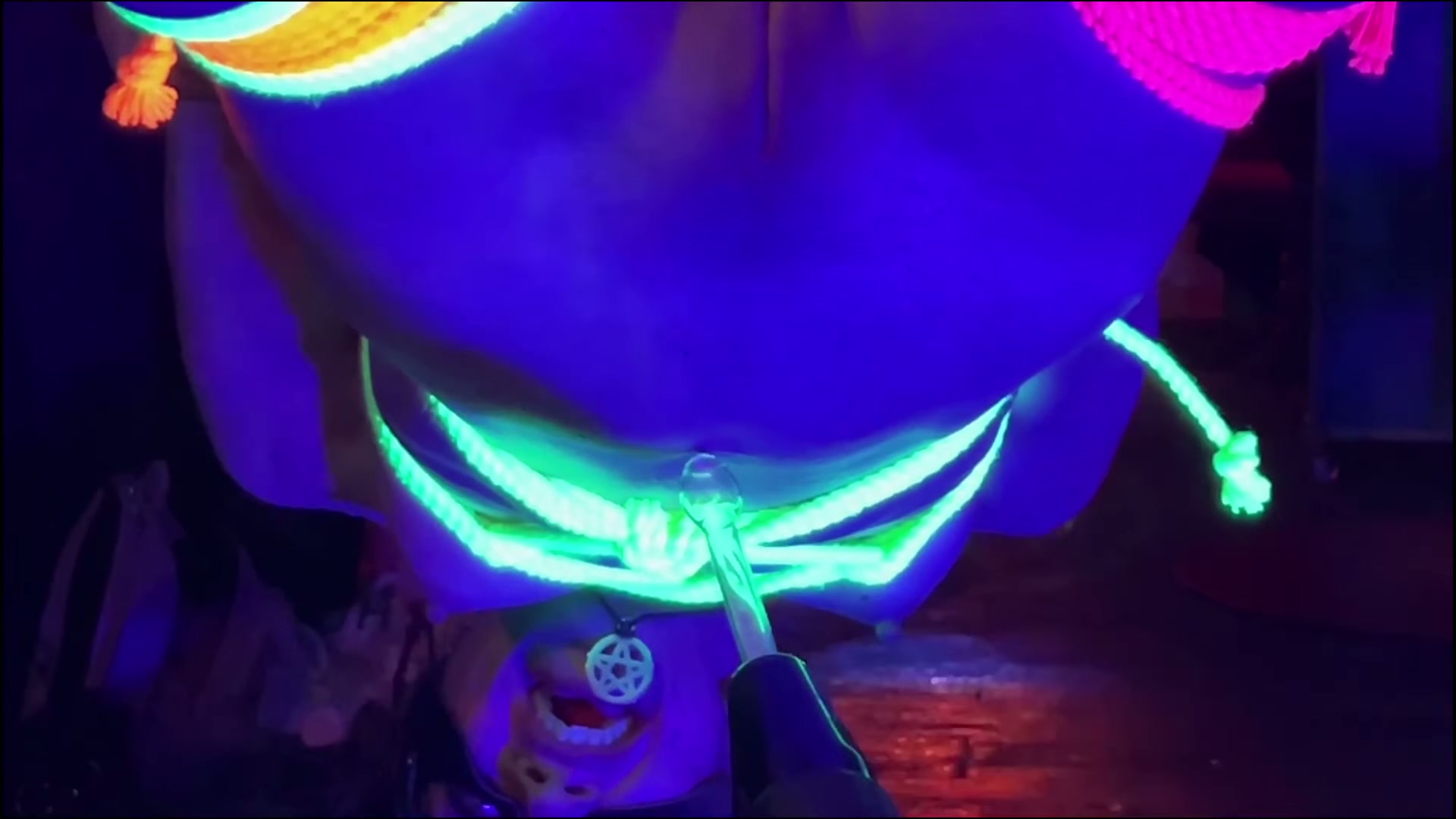Neon ropes and violet wand