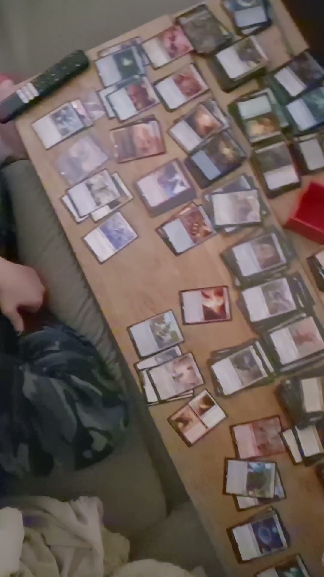 This Bunnygirl is working on her new Angel deck