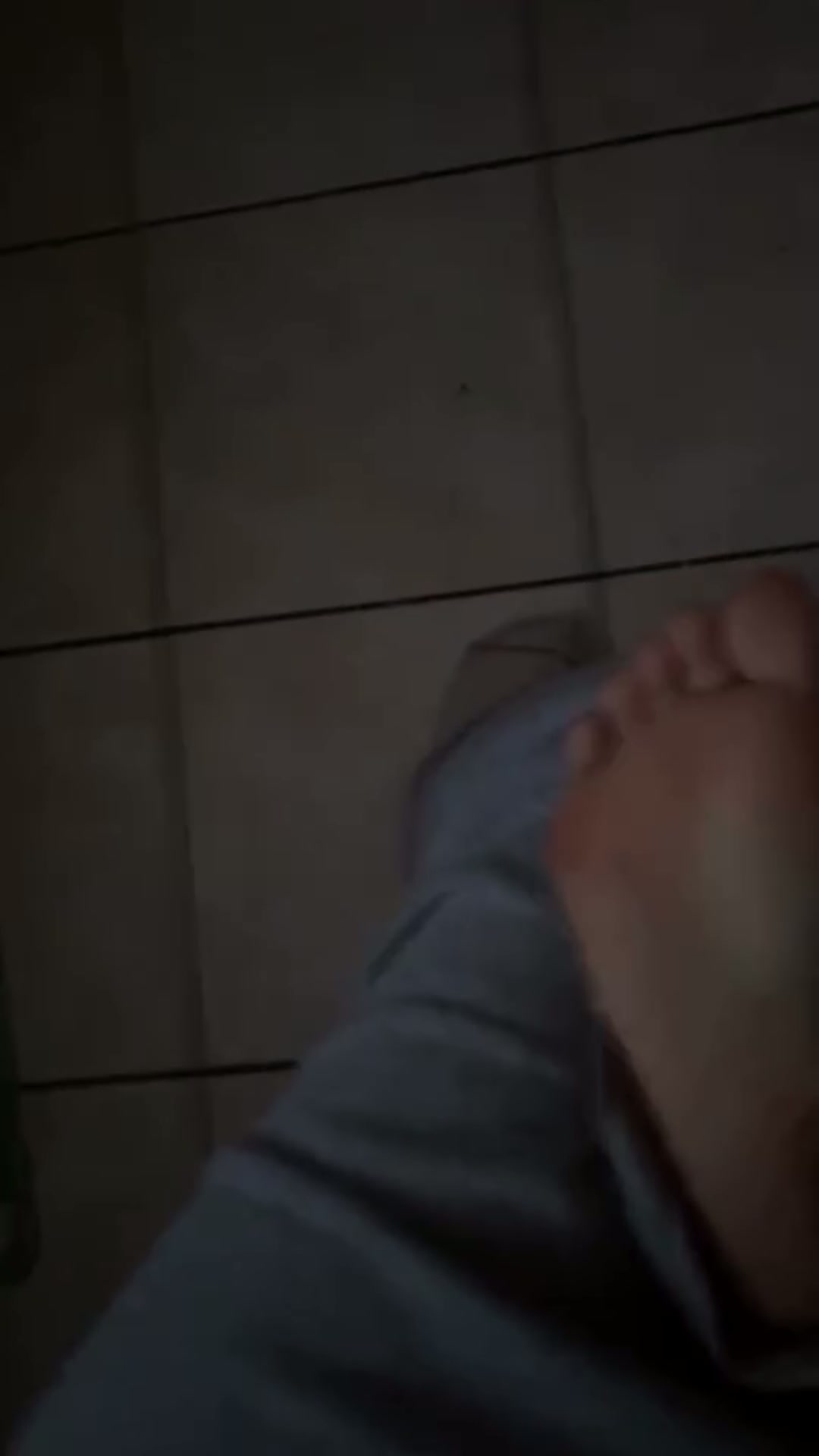 Only feet no pussy.