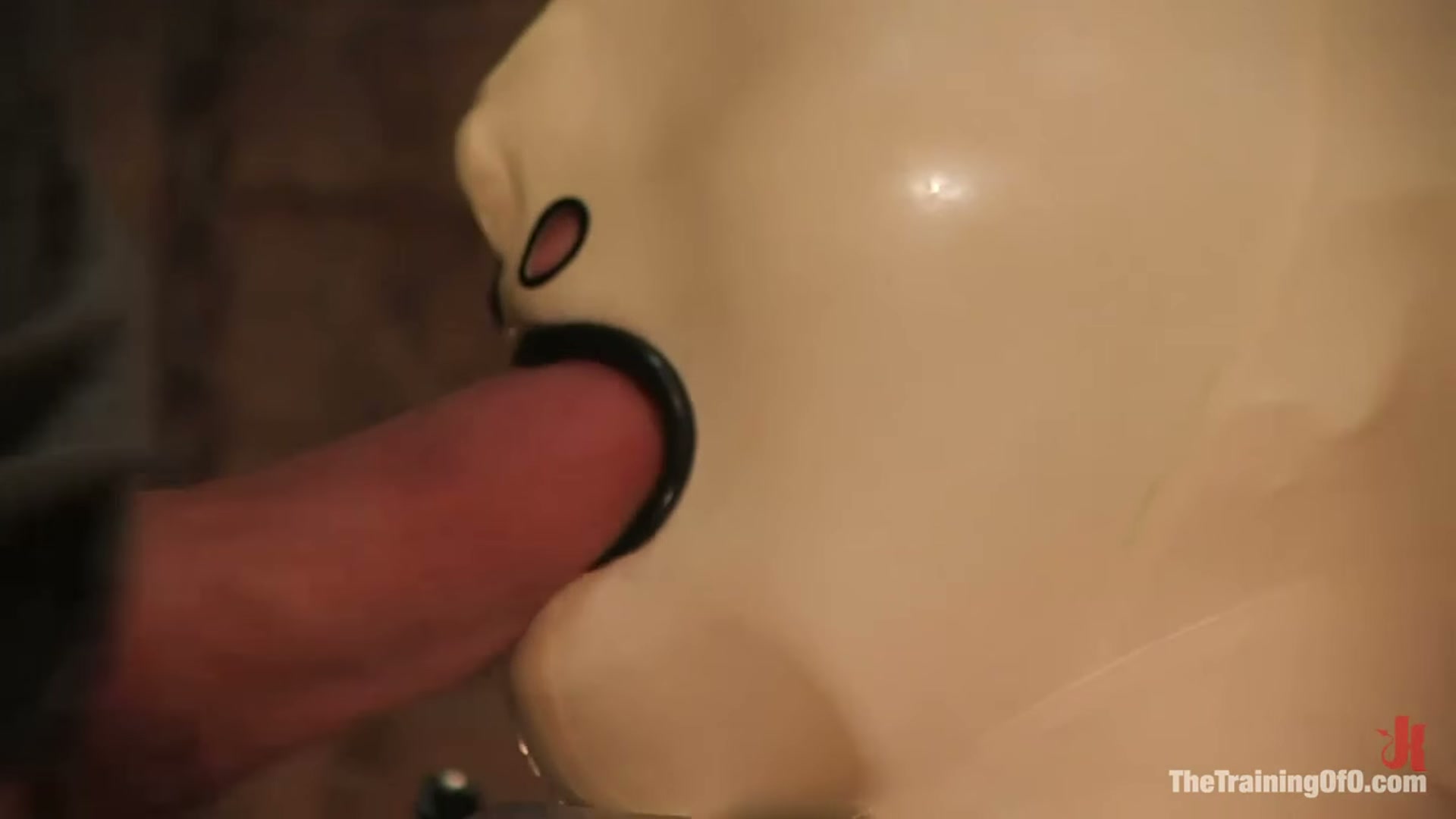 Busty slut reduced to a pair of holes and tits for free use