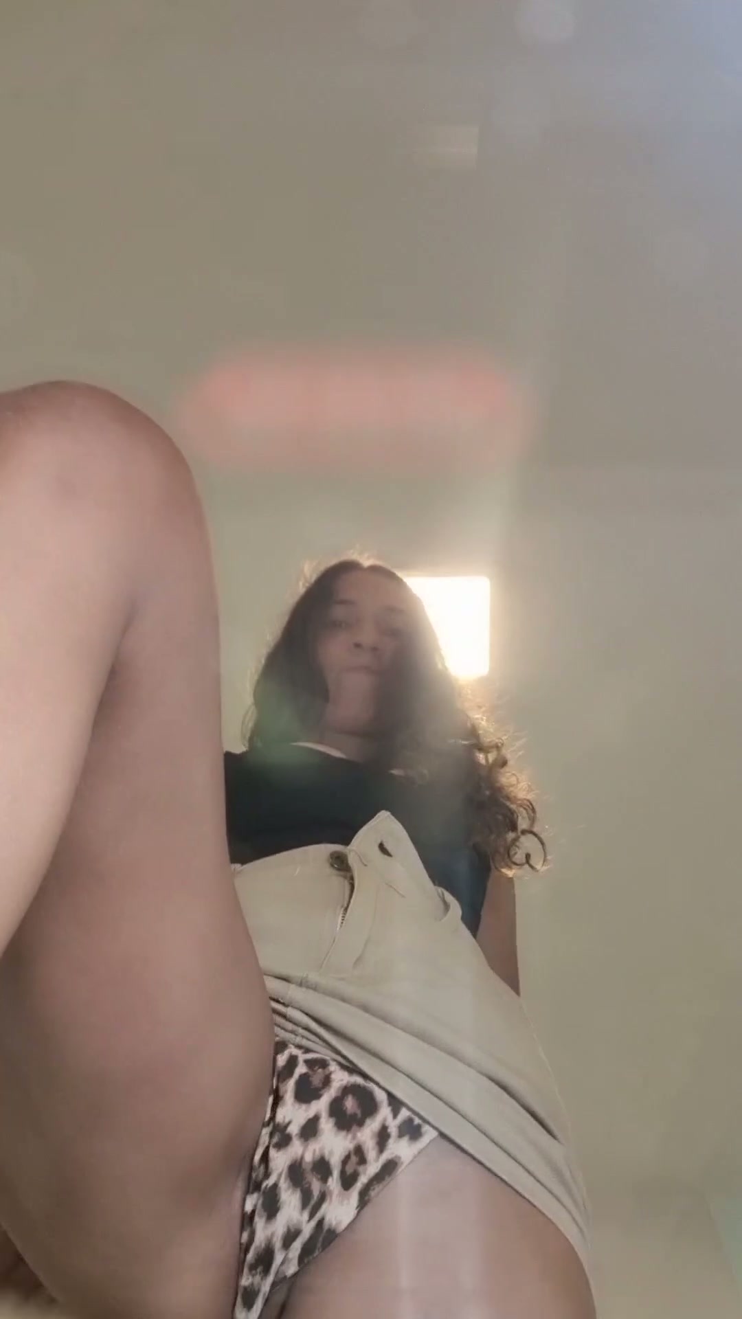 I love dominating you by soaking you with my pee, it's what you deserve