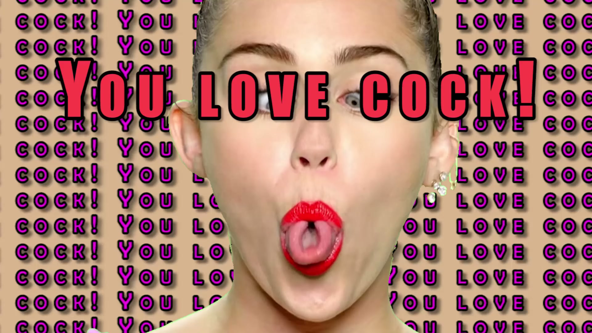 Miley Cyrus BabeCock Hypno