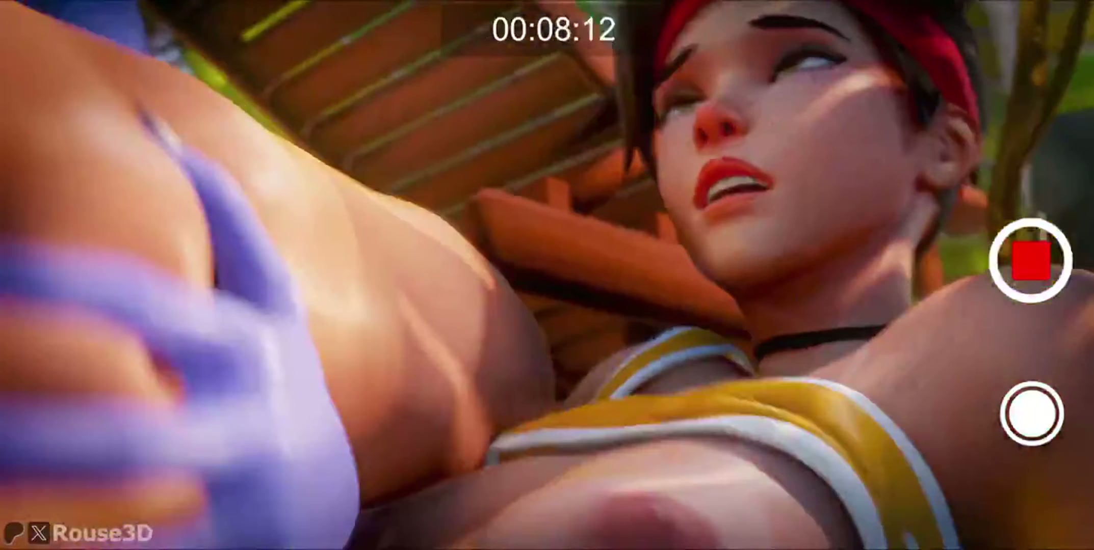 D.Va Films Widowmaker Fucking Tracer's Pussy With Dildo | Animation by: (Roused3D)
