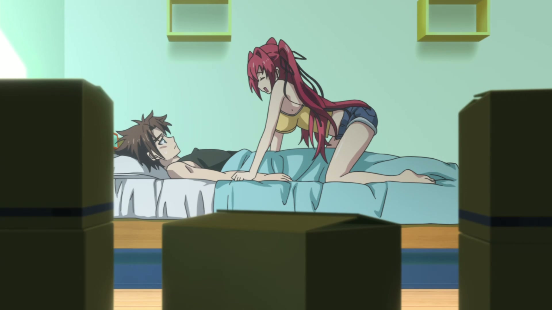 They made it clear from episode one [Shinmai Maou no Testament]