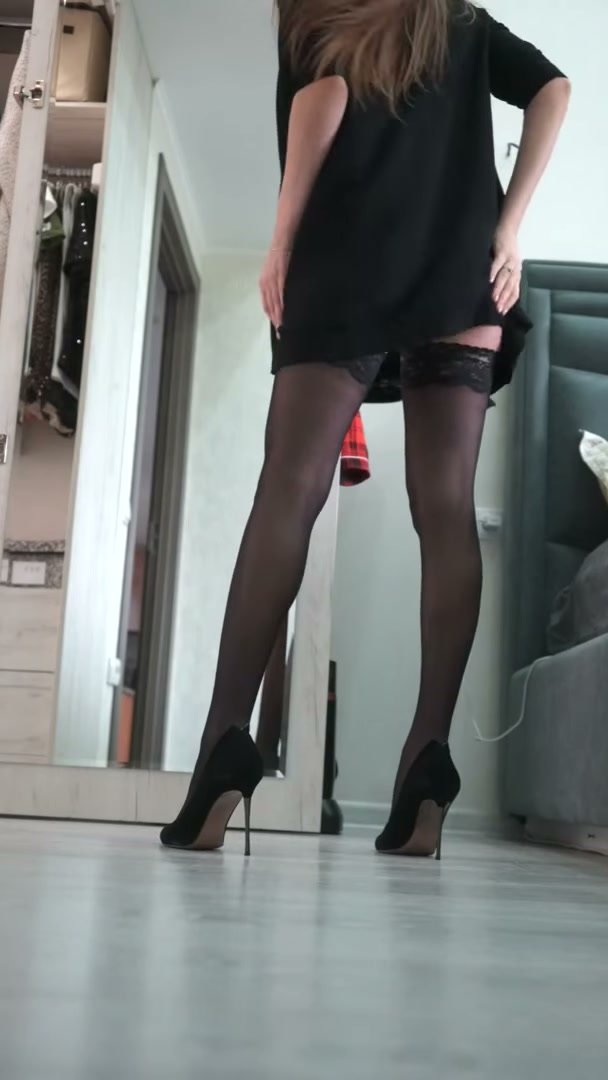 I like to wear these stockings at work