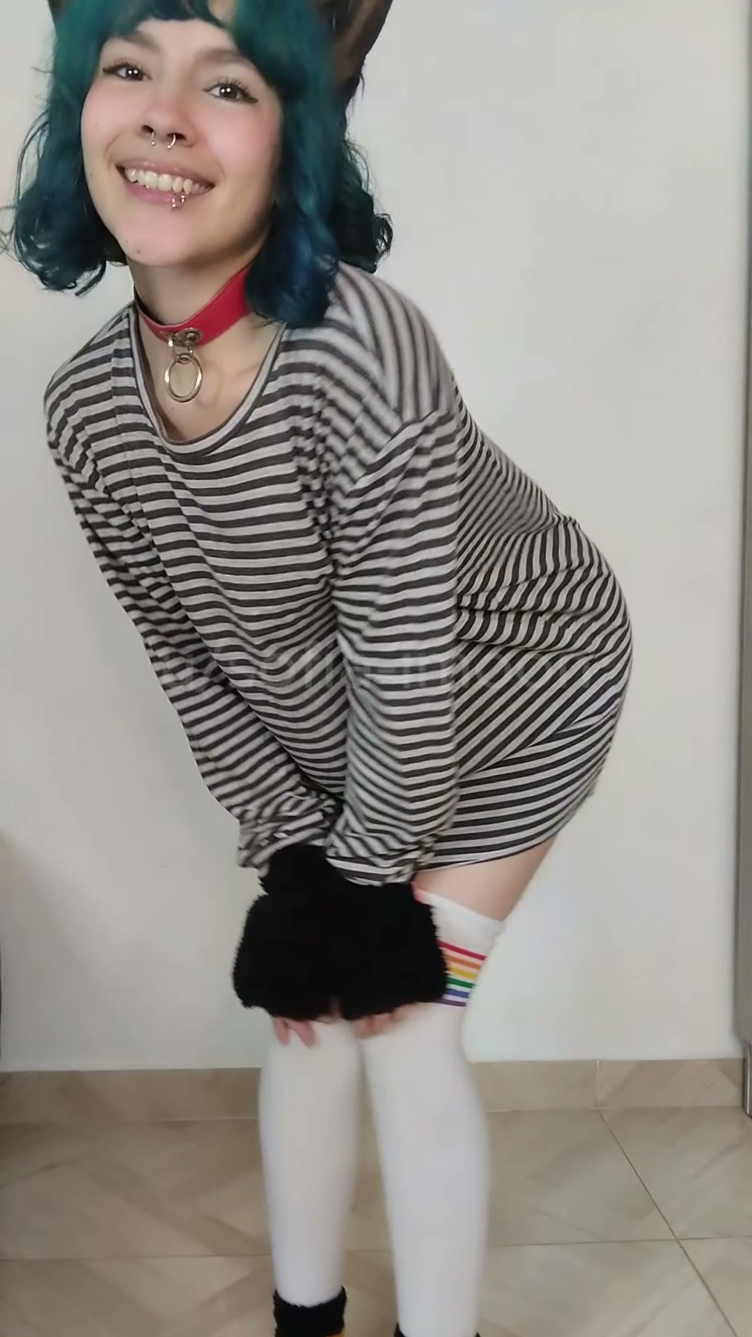 Happy with my fluffy tail