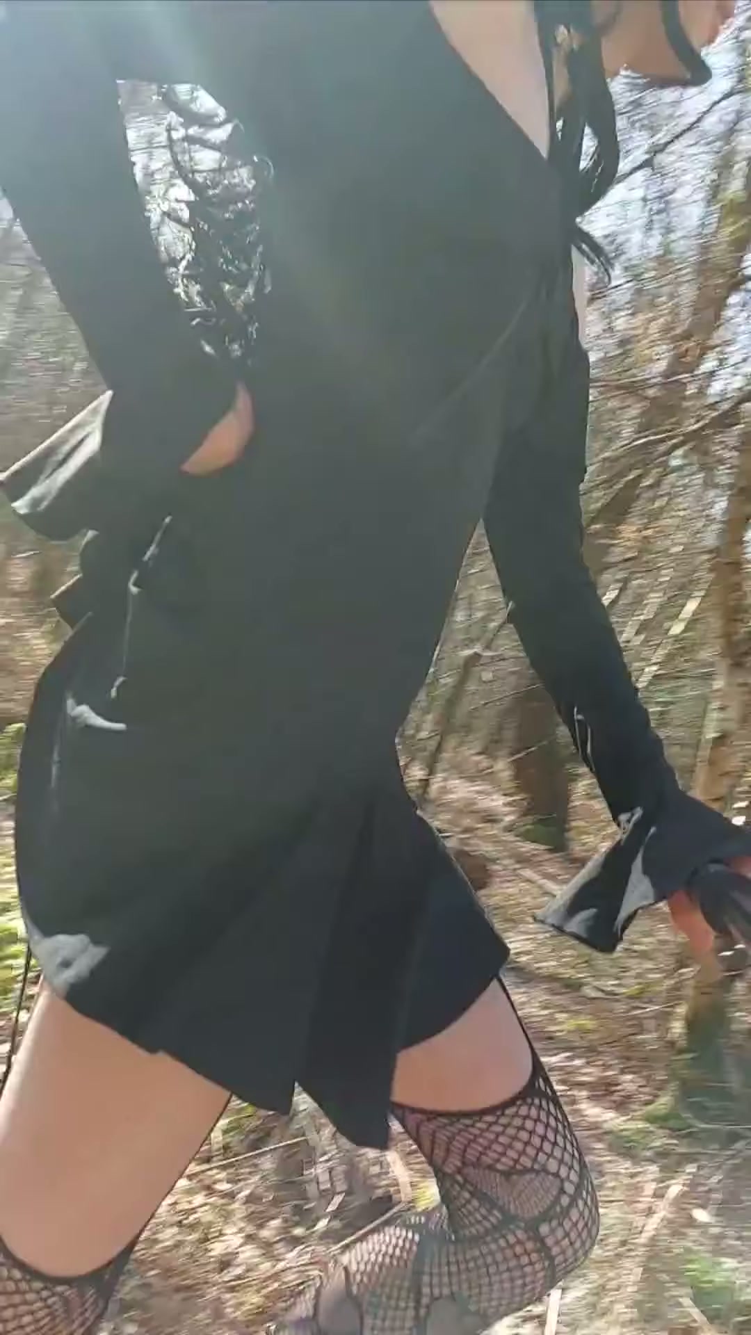 Little walk in the wood all locked up !!! 🥰