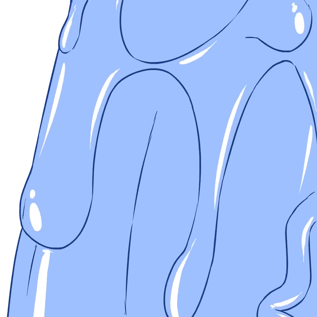 Slimy Mishap by Hajnalski (Animation Slime M/M) *30s more at source
