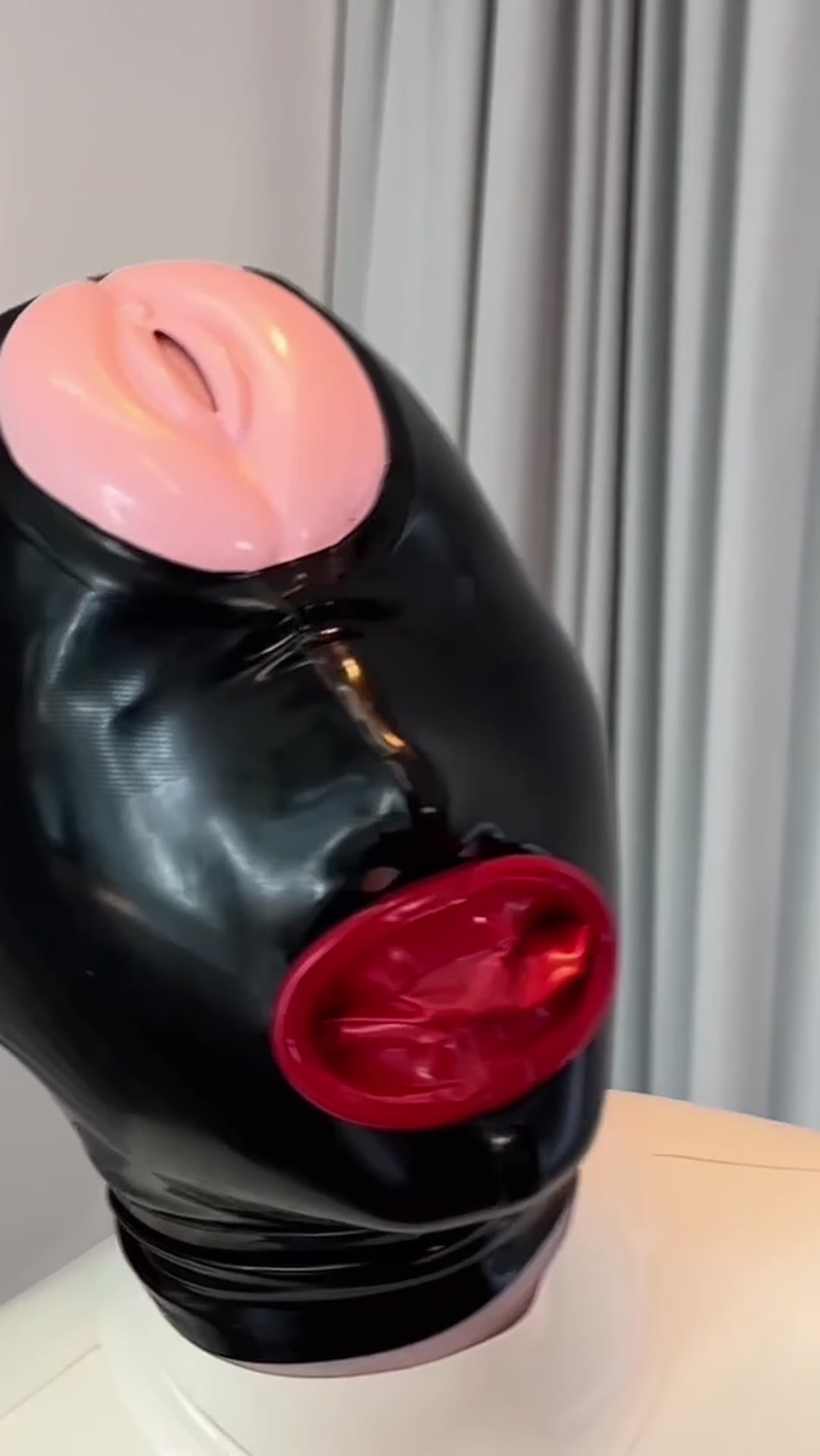 I really hope this latex suit is shiny enough