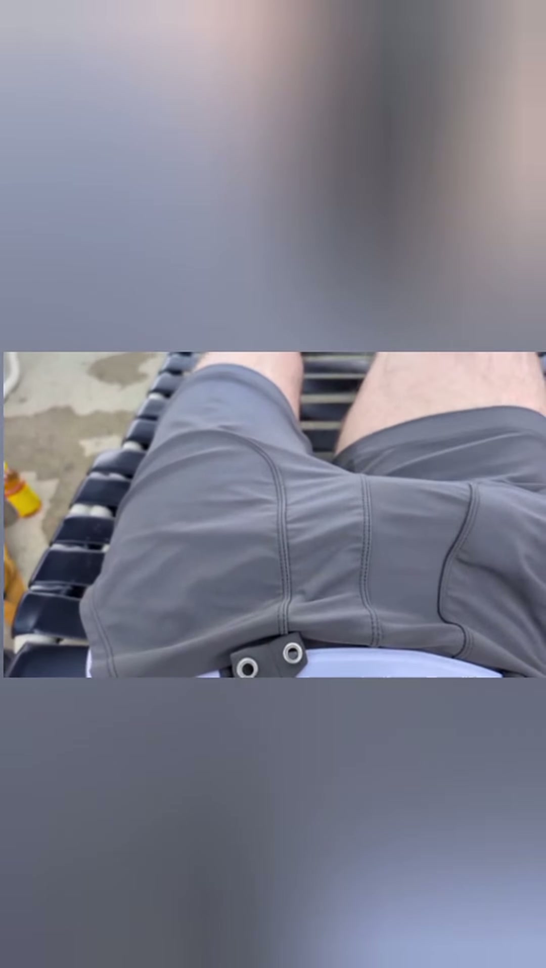 Walking around the public pool and grocery with my massive cock bulge. Everyone stares.