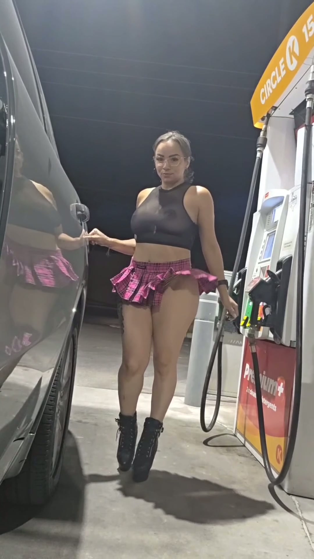 Filling up after shift