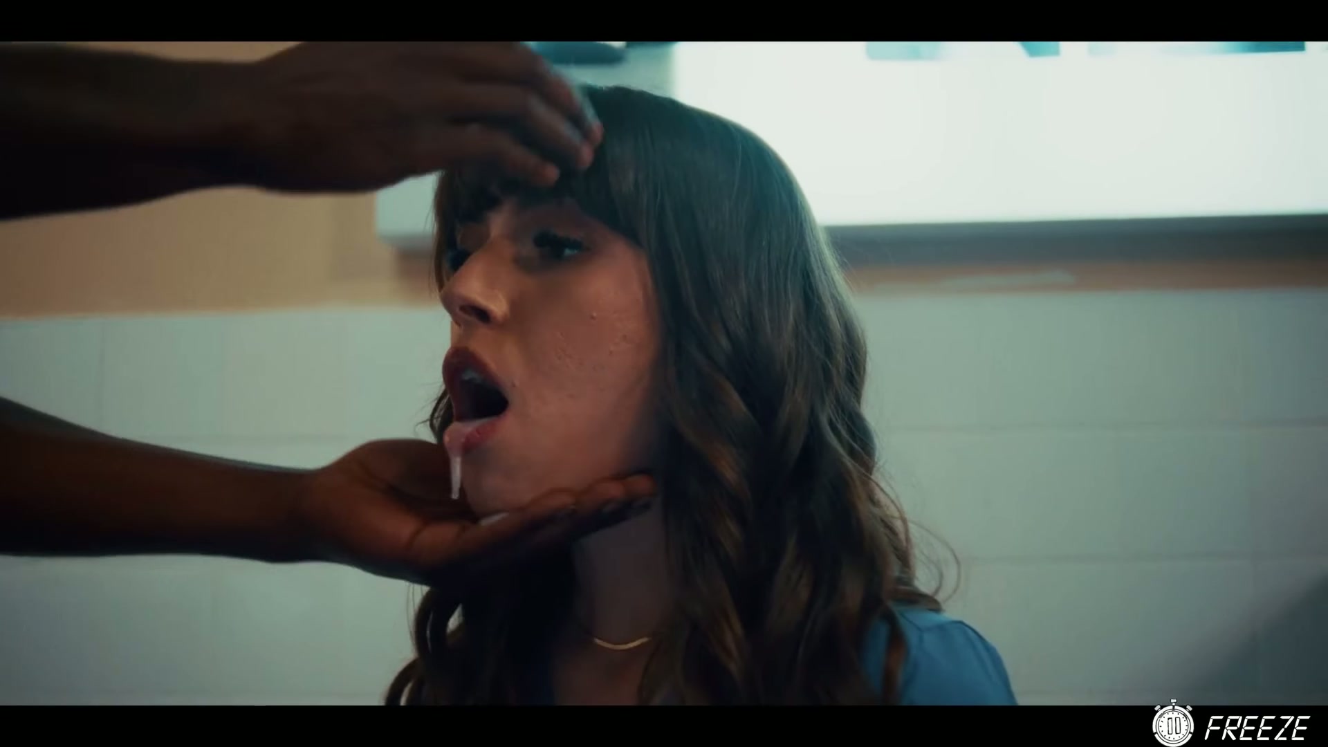 Freeze - Nurse gets timestopped and throated by her patient