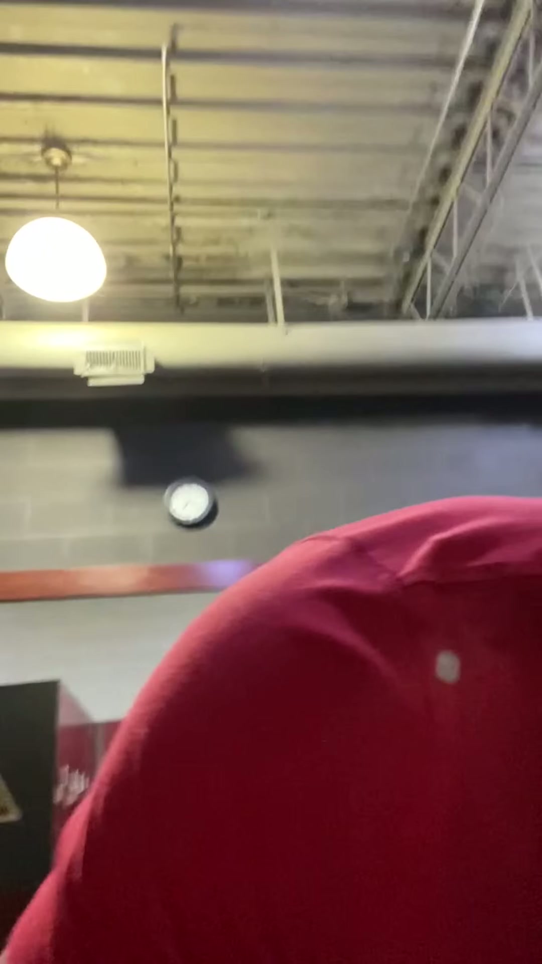 In the gym locker room today