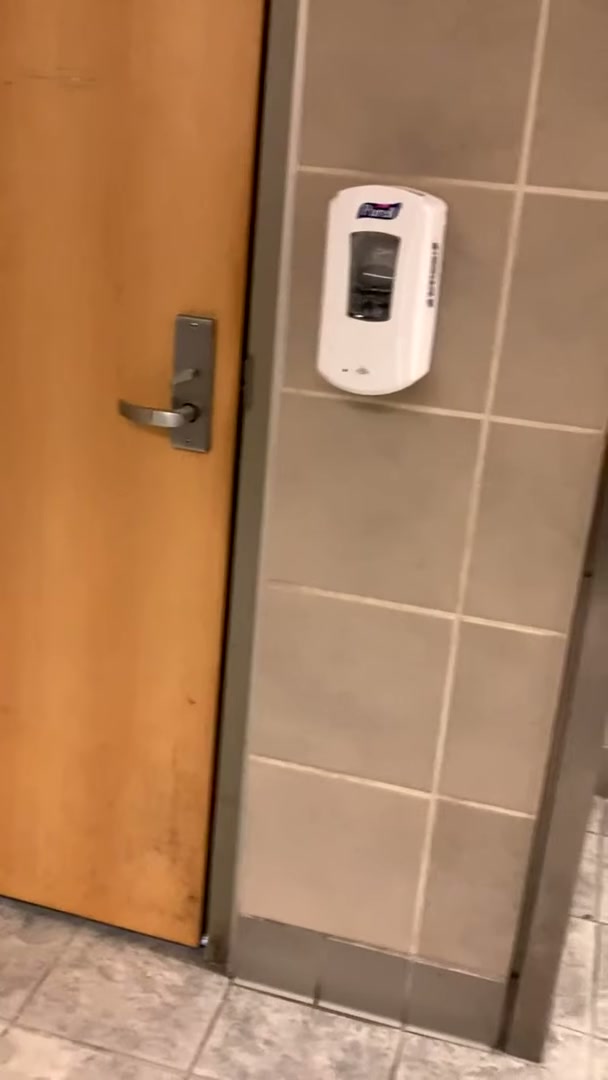 Flying makes me so horny. Quick break to play in the airport bathroom during my layover. Is it wrong I kind of hope someone DOES walk in to catch me?