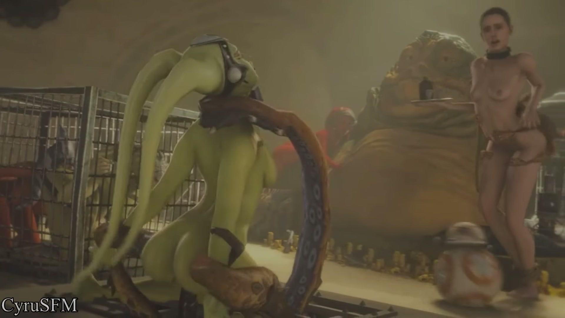 Jabba playing with his pet (CyruSFM)