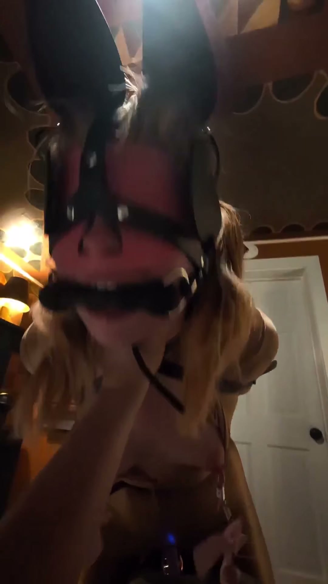 Ponygirl riding my knee