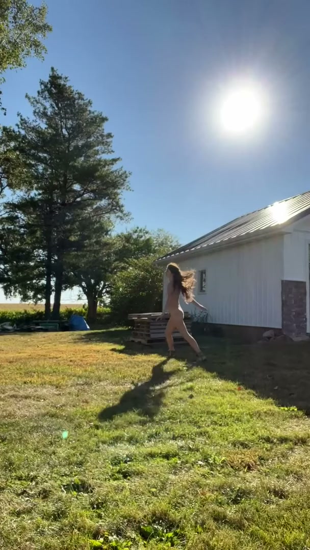 You’re this happy when naked outside right?