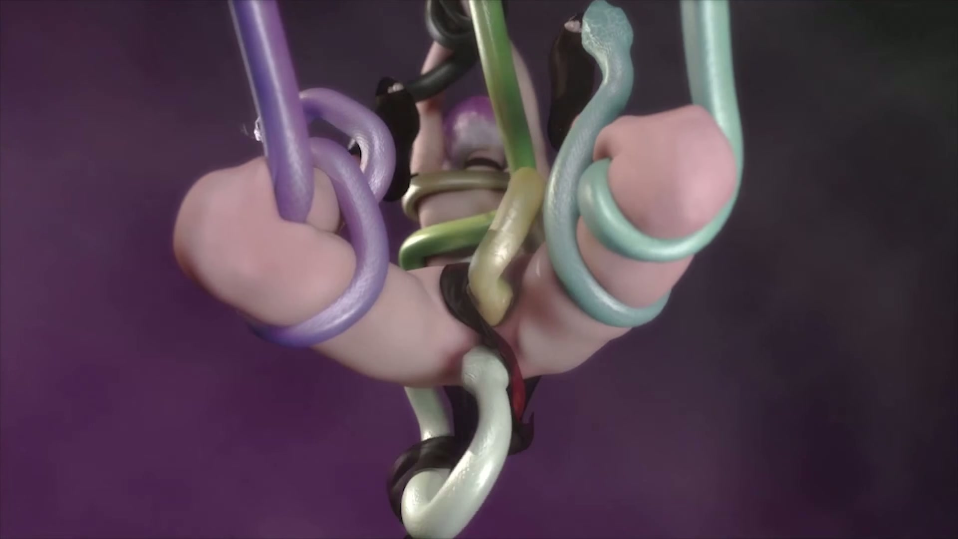 snake tentacles fuck hentai chick