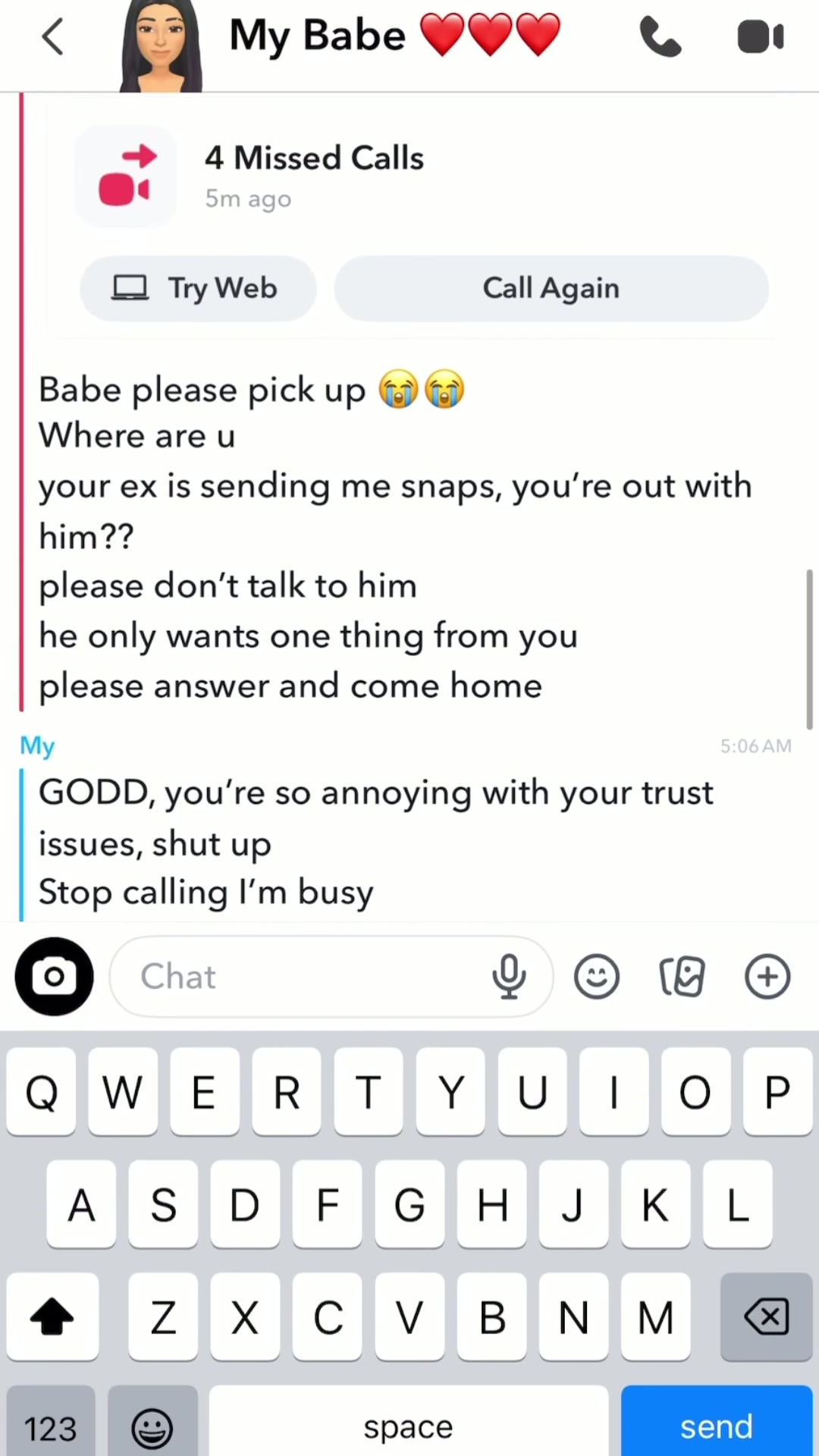 Babes couldn't open the snaps after the first one