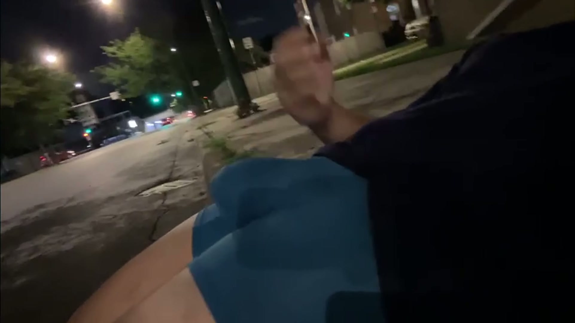 18 Gay On the sidewalk