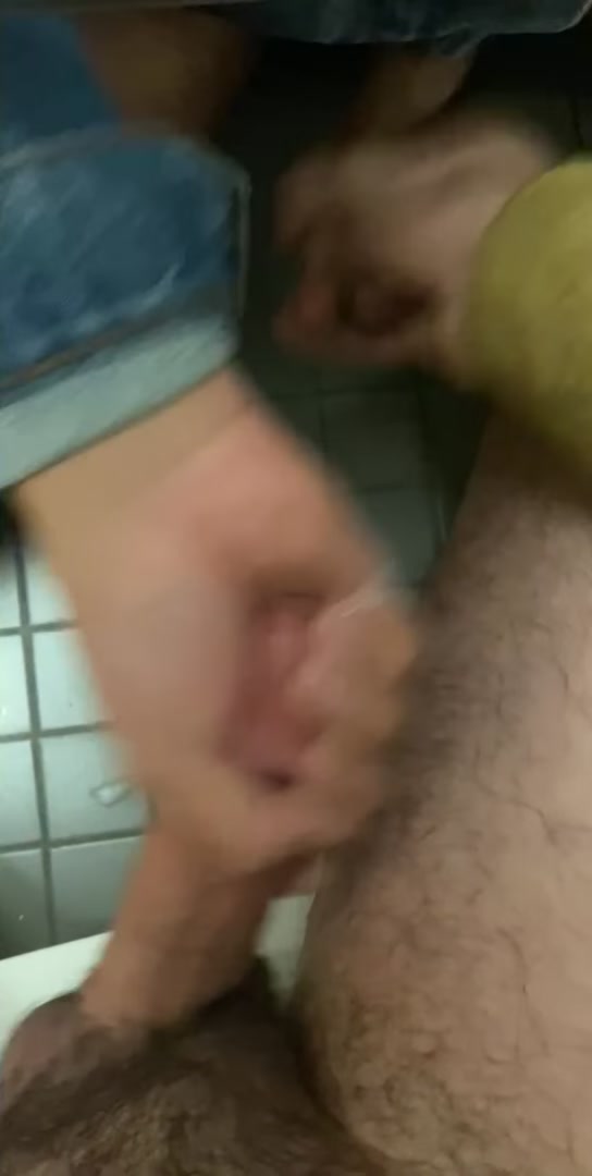 Throwback to my personal holy grail of cruising experiences. Loved jerking understall with this uncut cock
