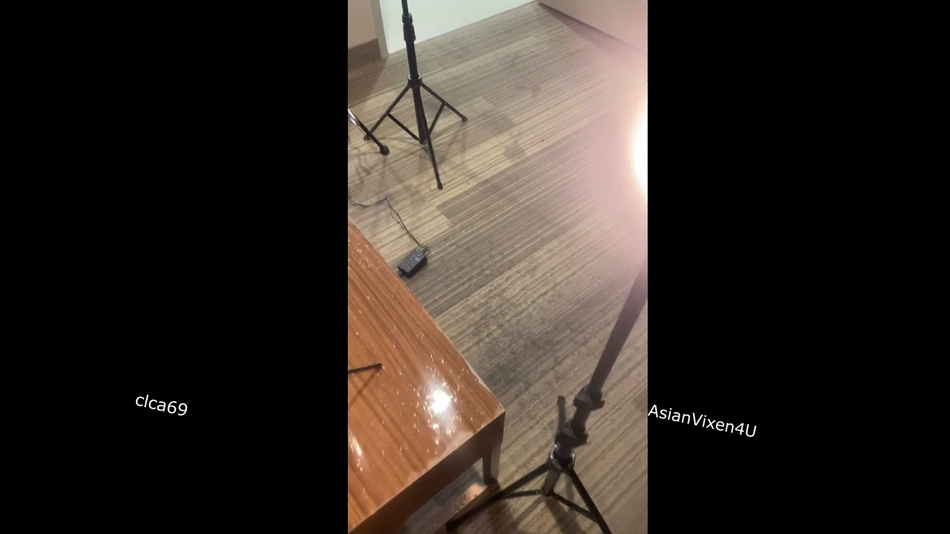 [0:02] We had a side-by-side masturbation session, and I busted up laughing seeing how much Christy squirted