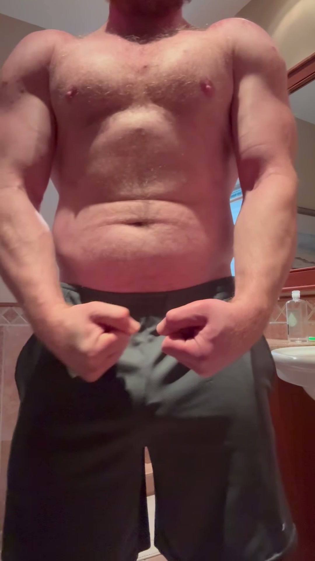 (41) dad in my gym shorts