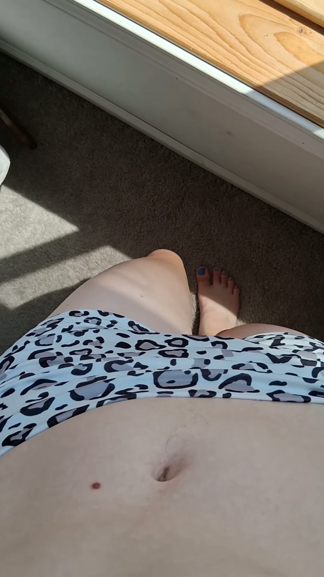 Something about tight yoga shorts make me frisky... so here's my mound haha