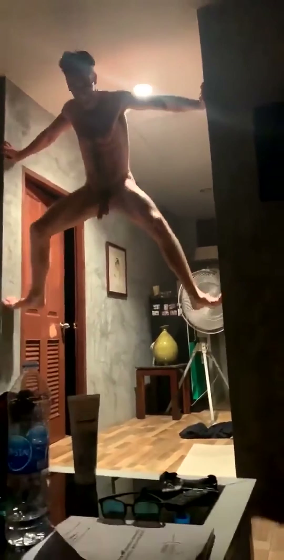 swinging that thing around like a loose fire hose