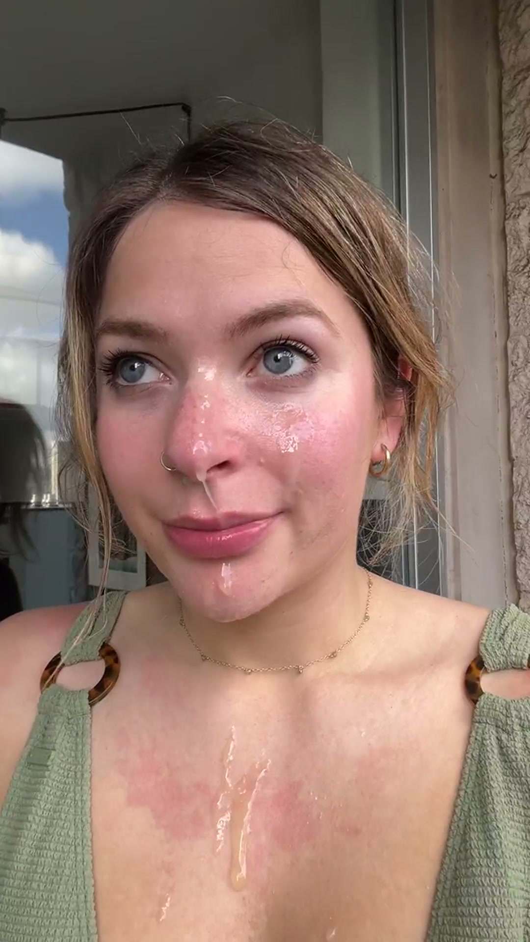 Next time I want to take the facial on the balcony