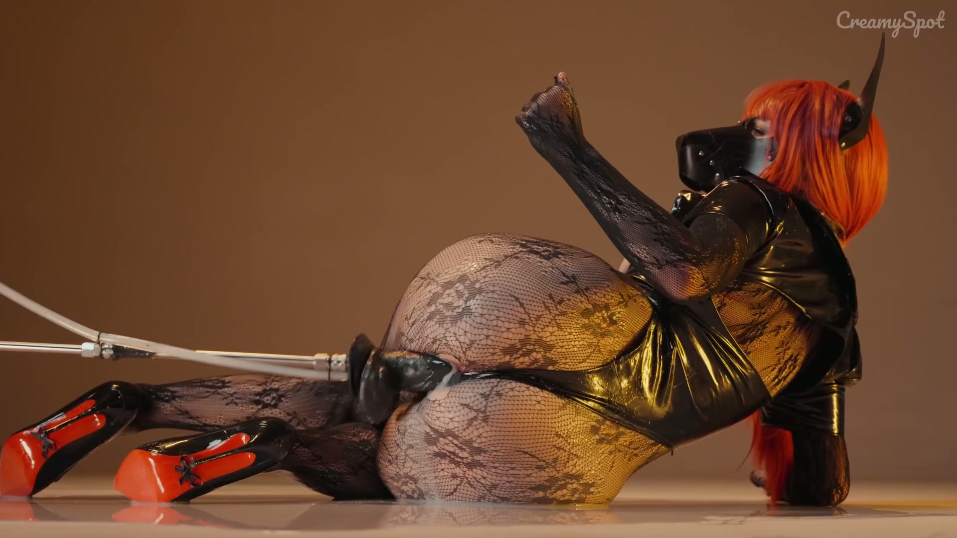 I want you to rip my tights and stick your cock inside my pussy