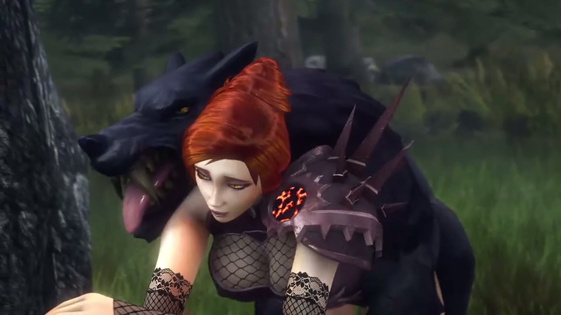 A womb full of pups in exchange for safe passage through the treacherous forest? (Noname55)