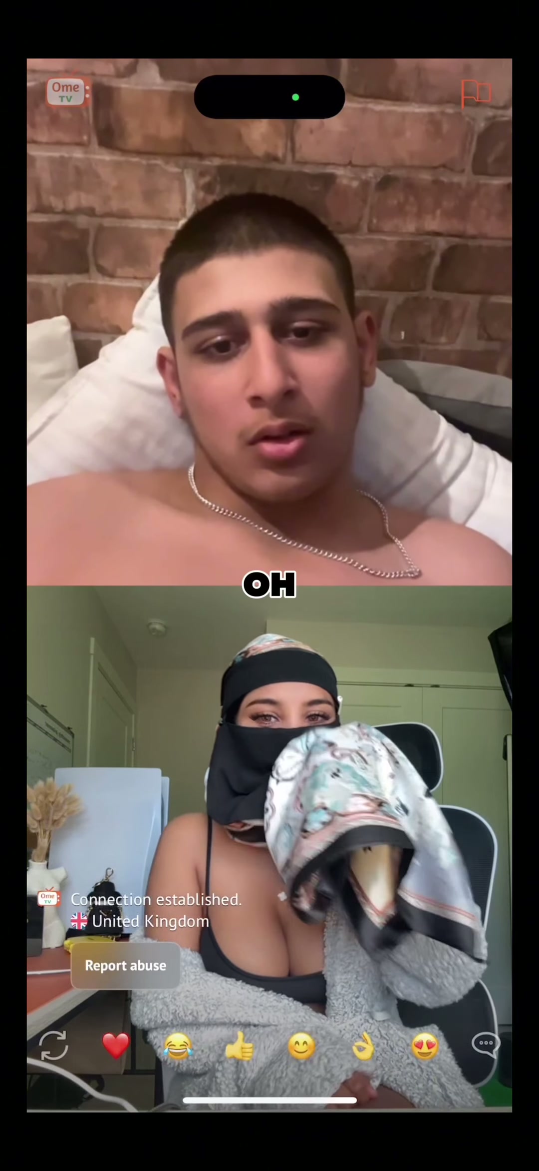 i guess he's never seen a hijabi sneeze before