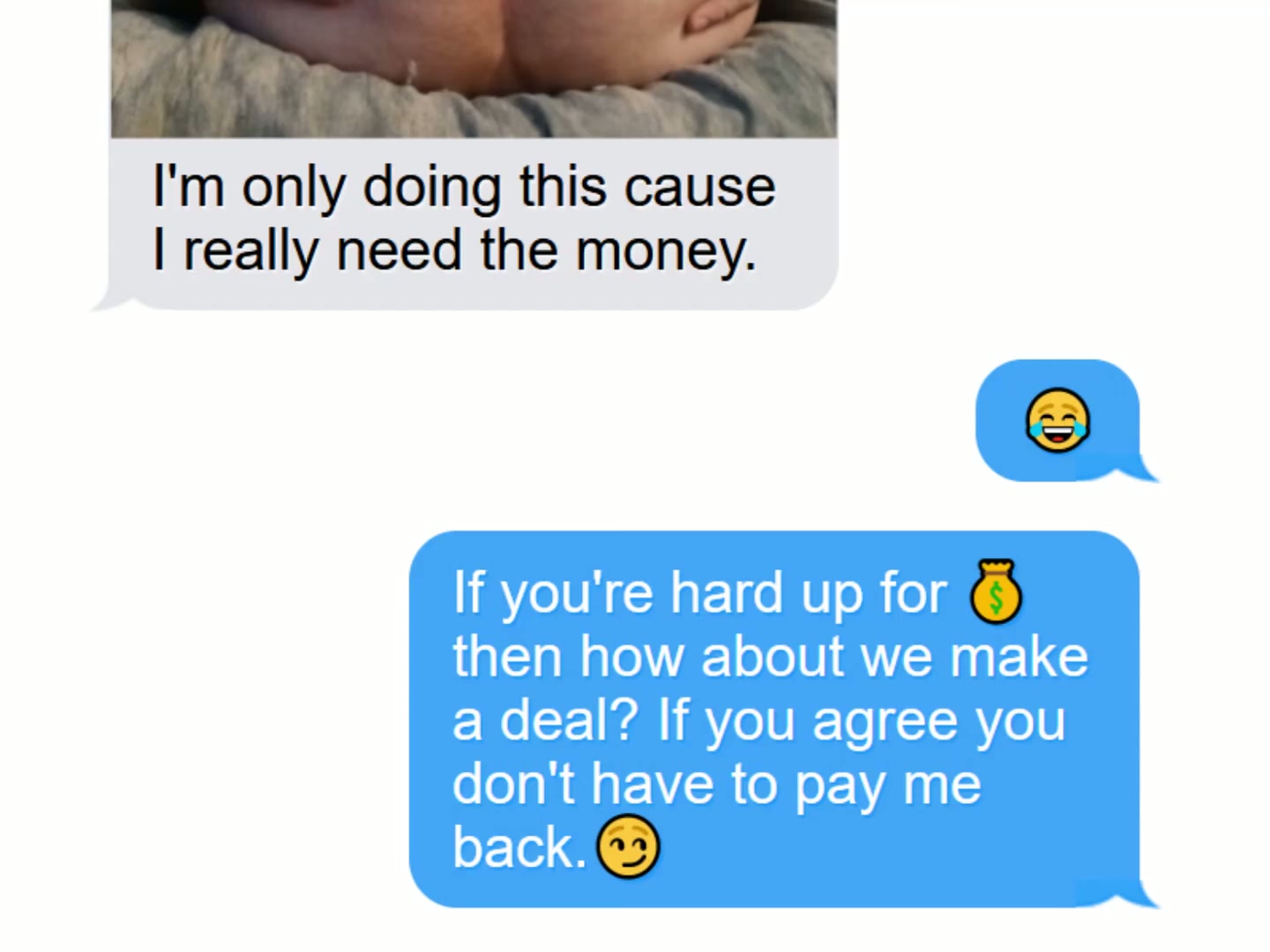 When broke straight guys need 💰