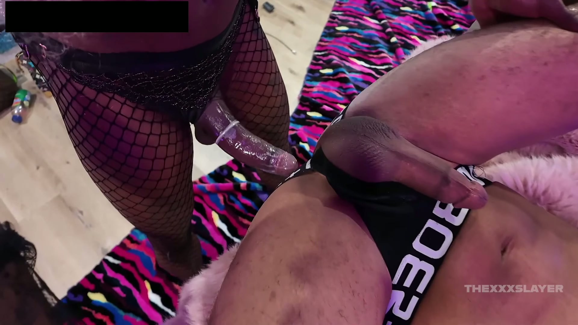 Once I saw her BBC I knew I was gonna get fucked hard but resistance was not an option. I opened my mouth and took care of her monster