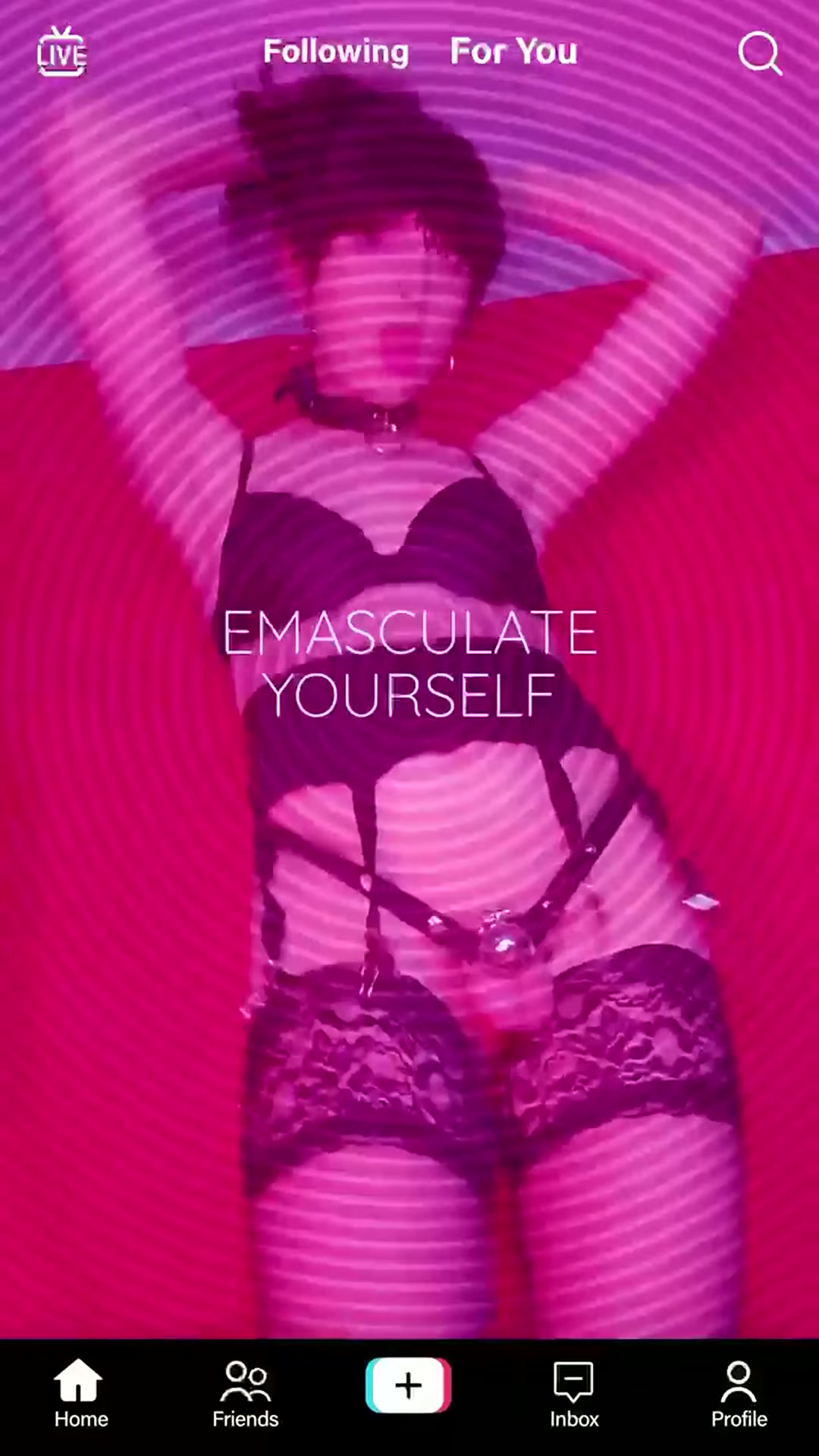 You want to be my sissy 