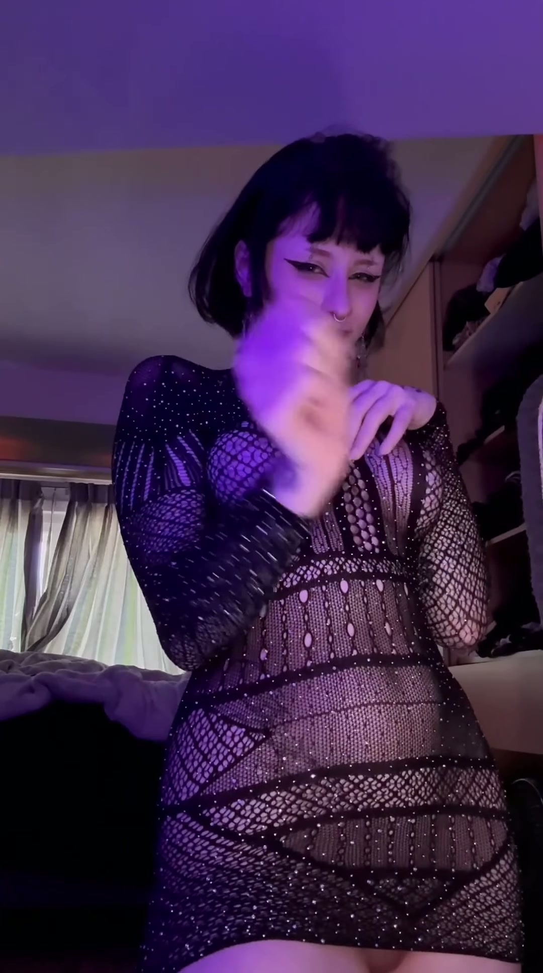 Goth in a net