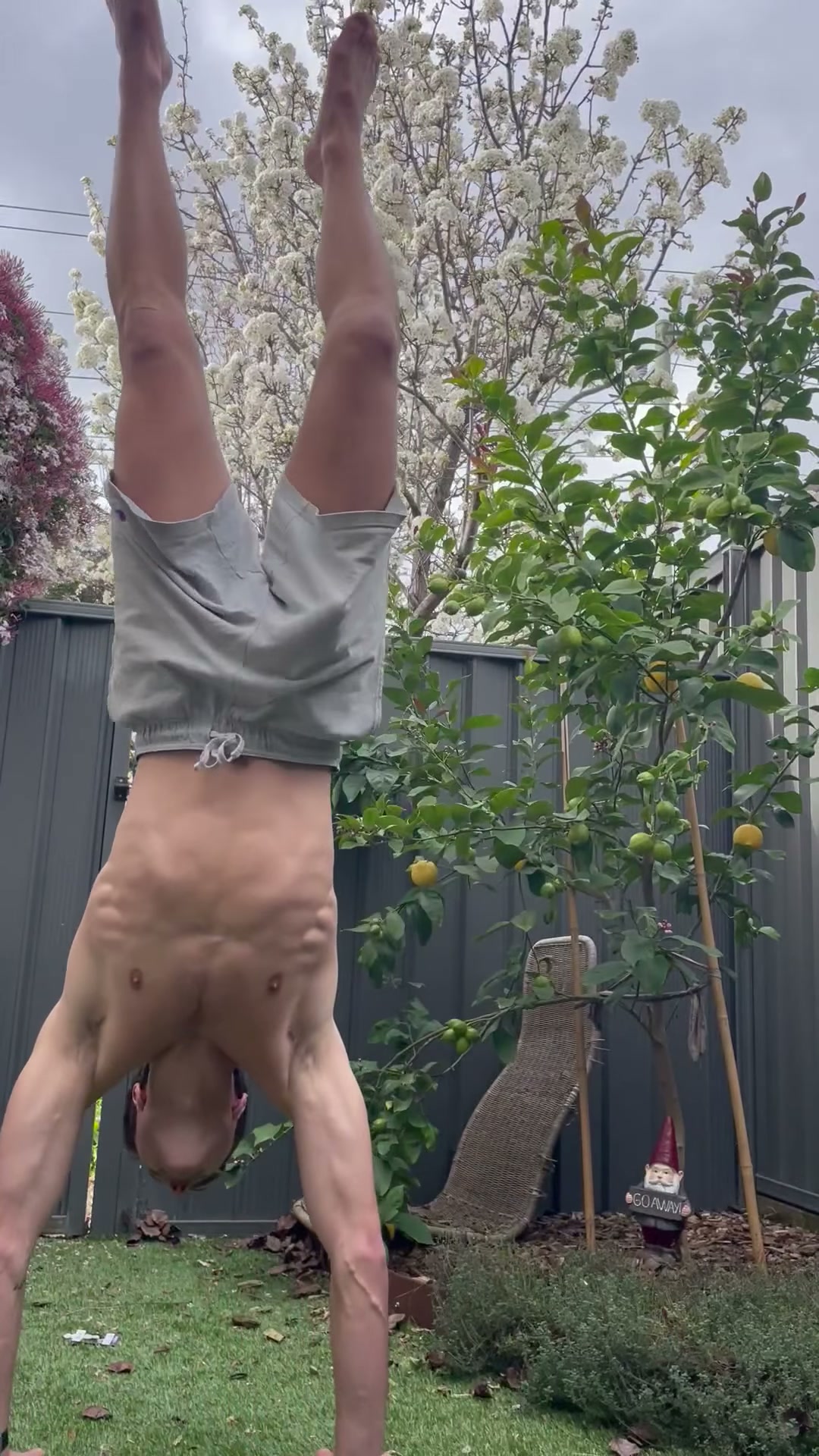 28 straight learning to handstand