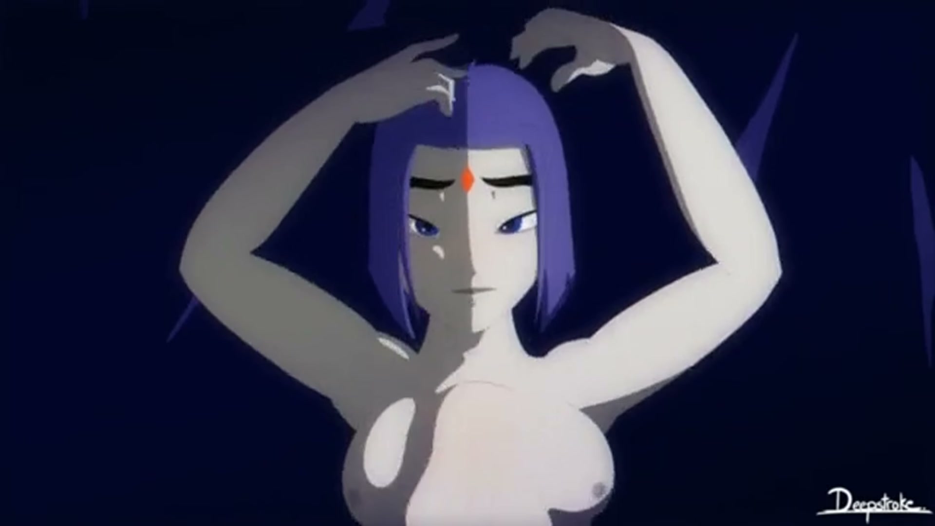 [M/F] Raven x Dinosaur Beast Boy (DeepStroke)