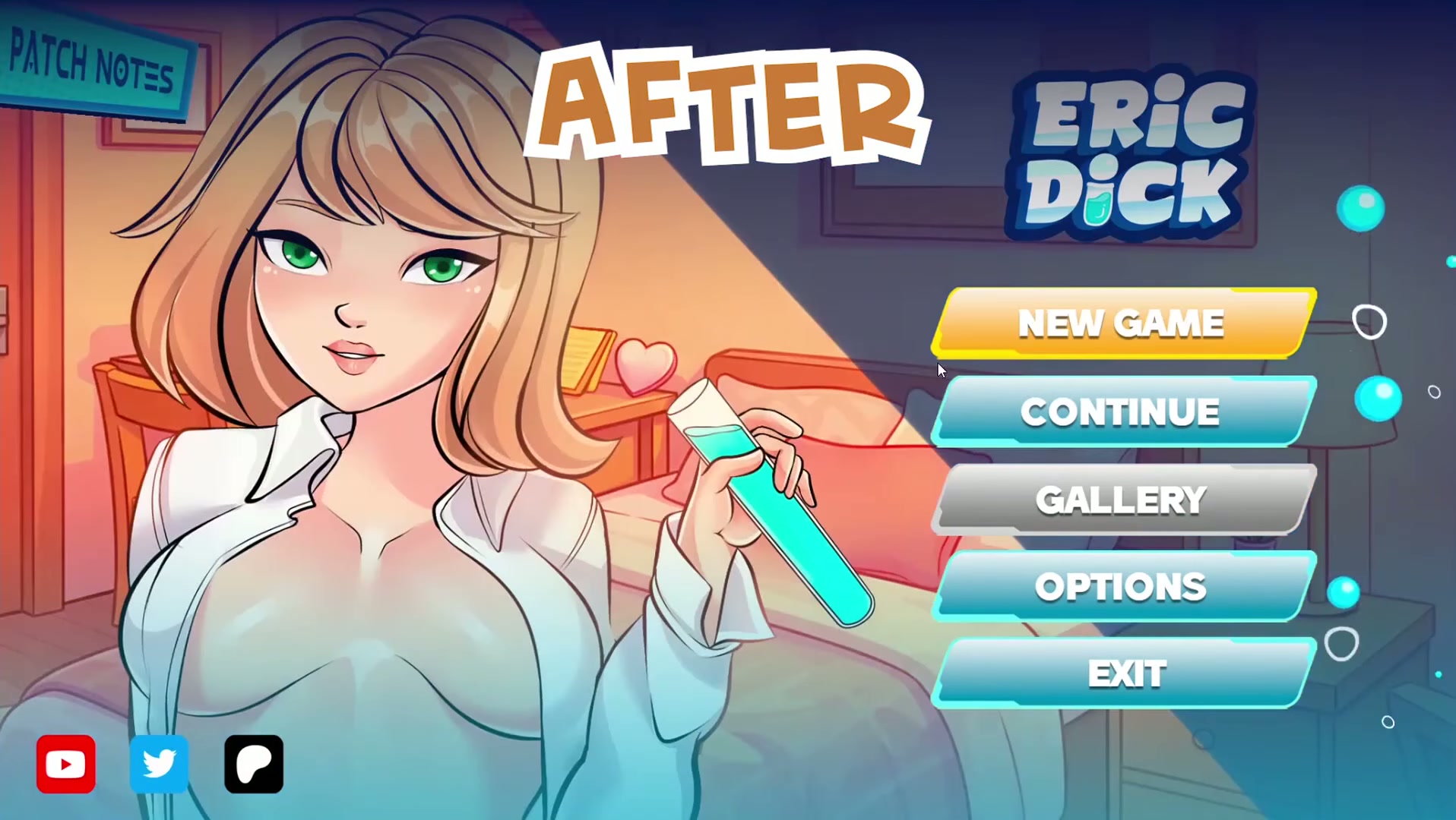 Tried to remake the game cover and menu (Eric Dick) Think it’s a glow-up?