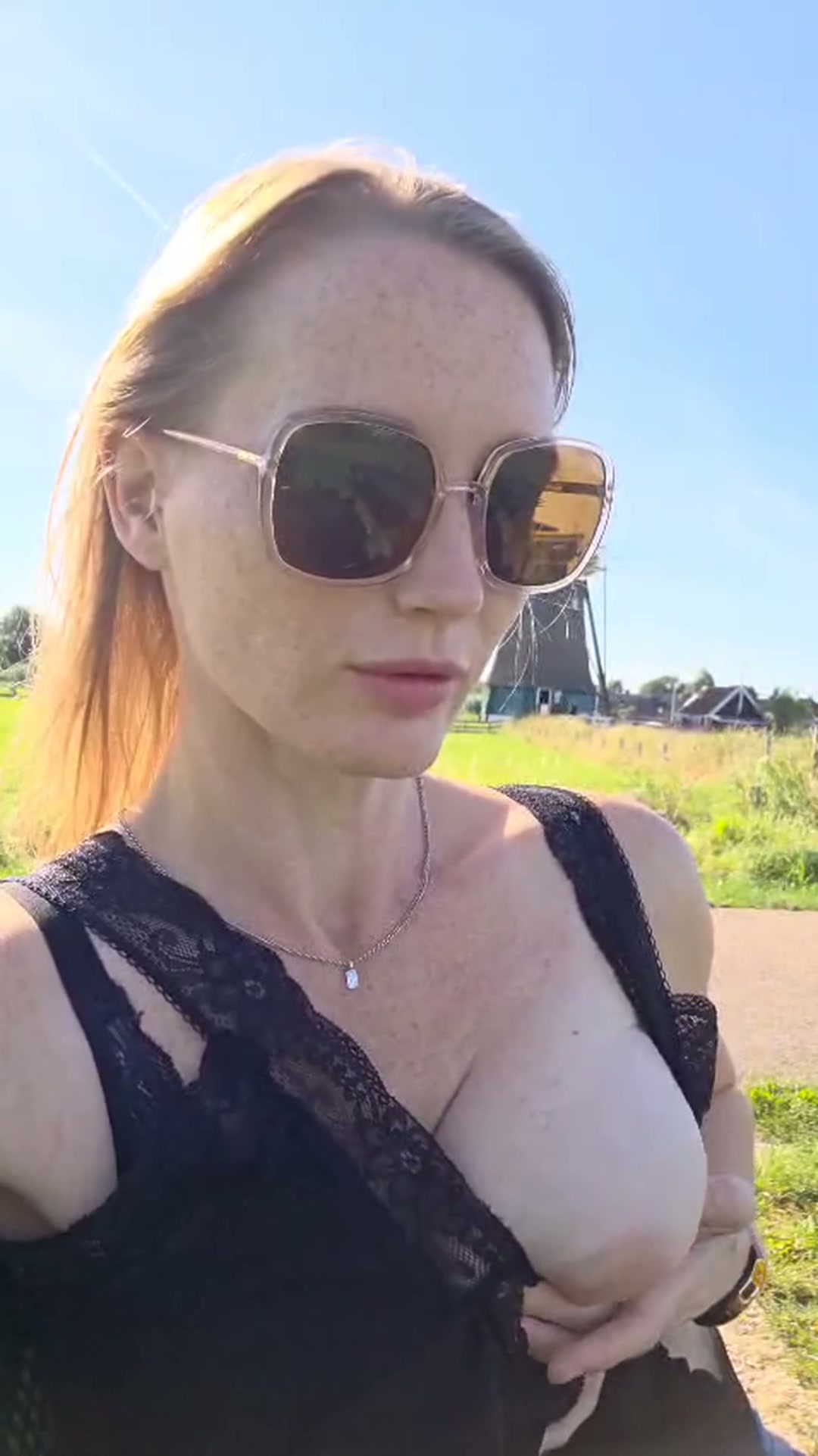 Ginger teacher in public [IRTR]