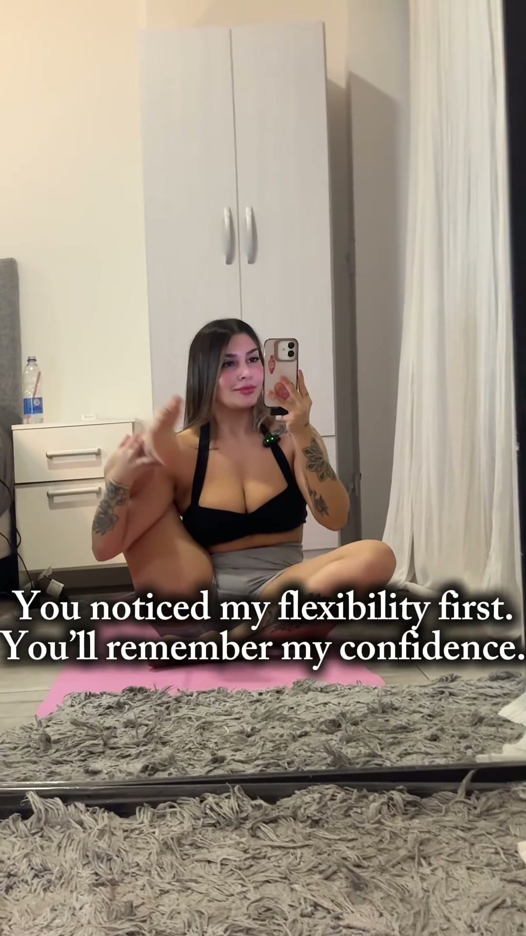 You came for the yoga pants. You stayed for me.