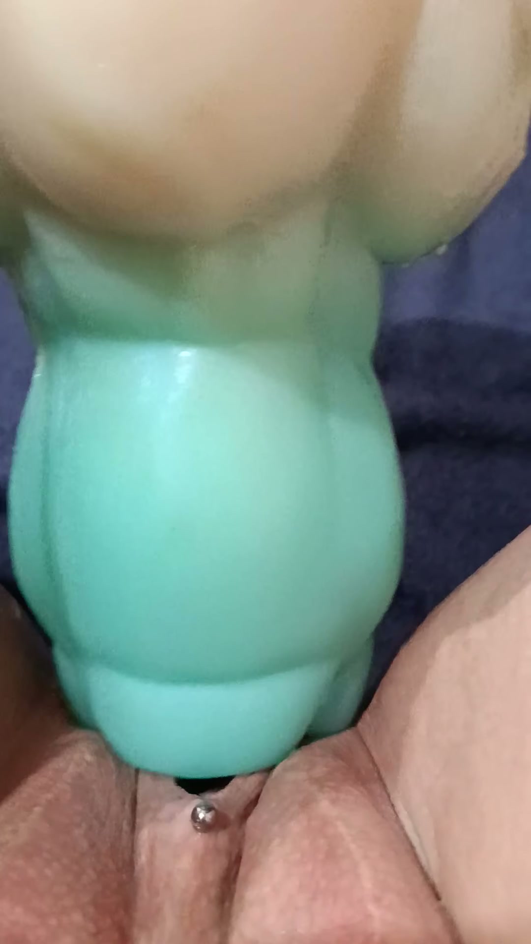 I don't see much trans girl pussy rep here. Here's mine having a taste of XXL dusters shaft (weredog)