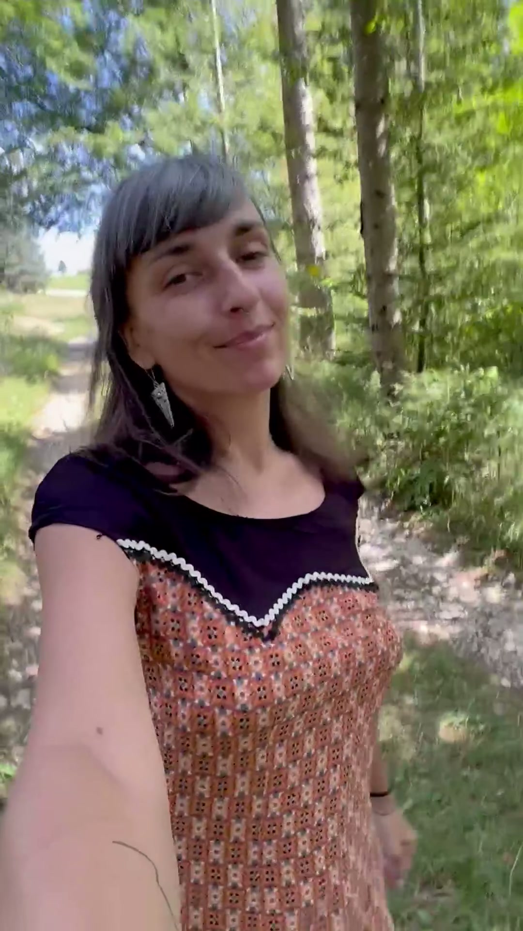 I never wear any underwear when I go for a walk