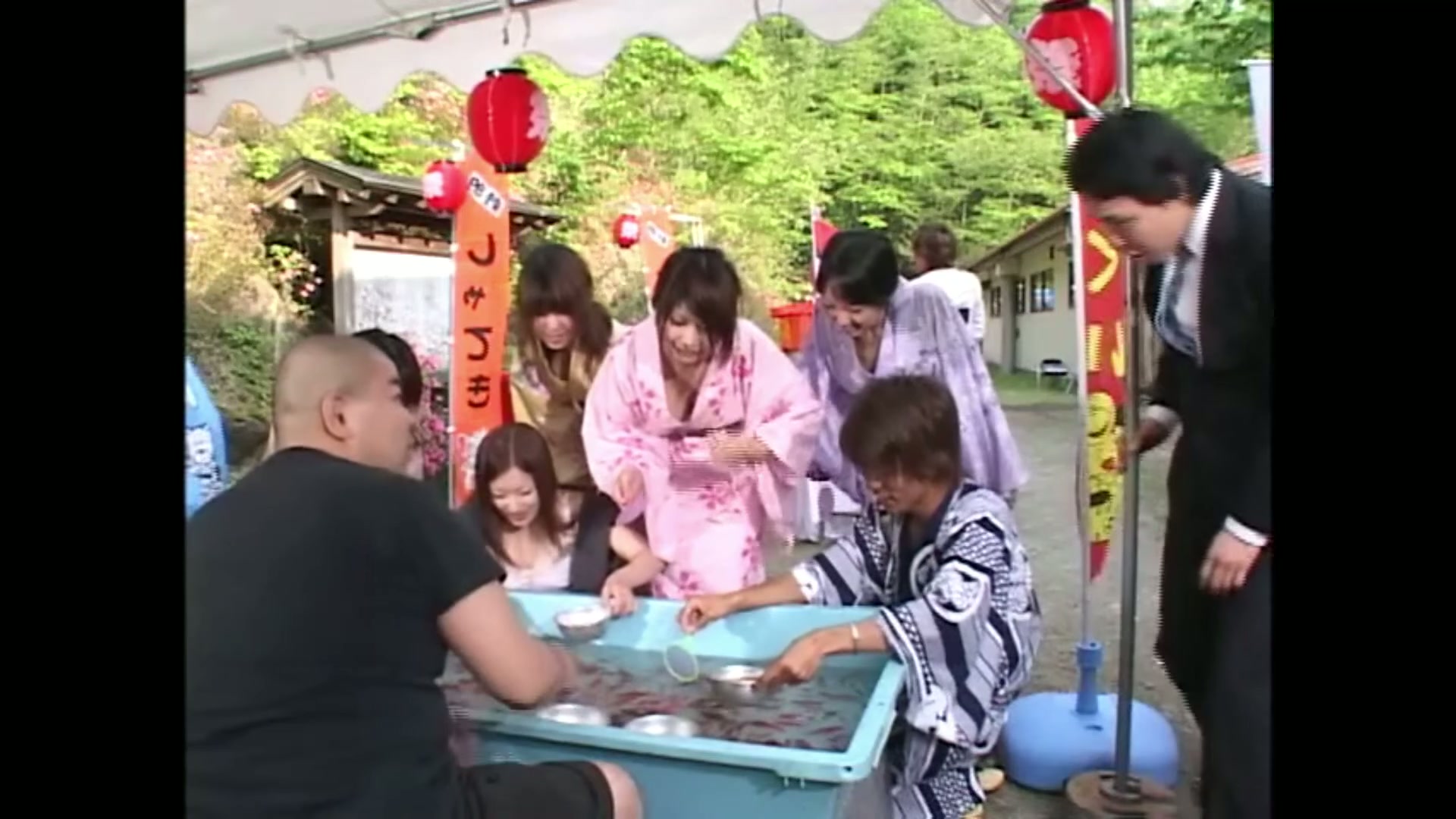 (VSPDS-177) Timestop Summer Festival : Ring tossing and Fish scooping stall