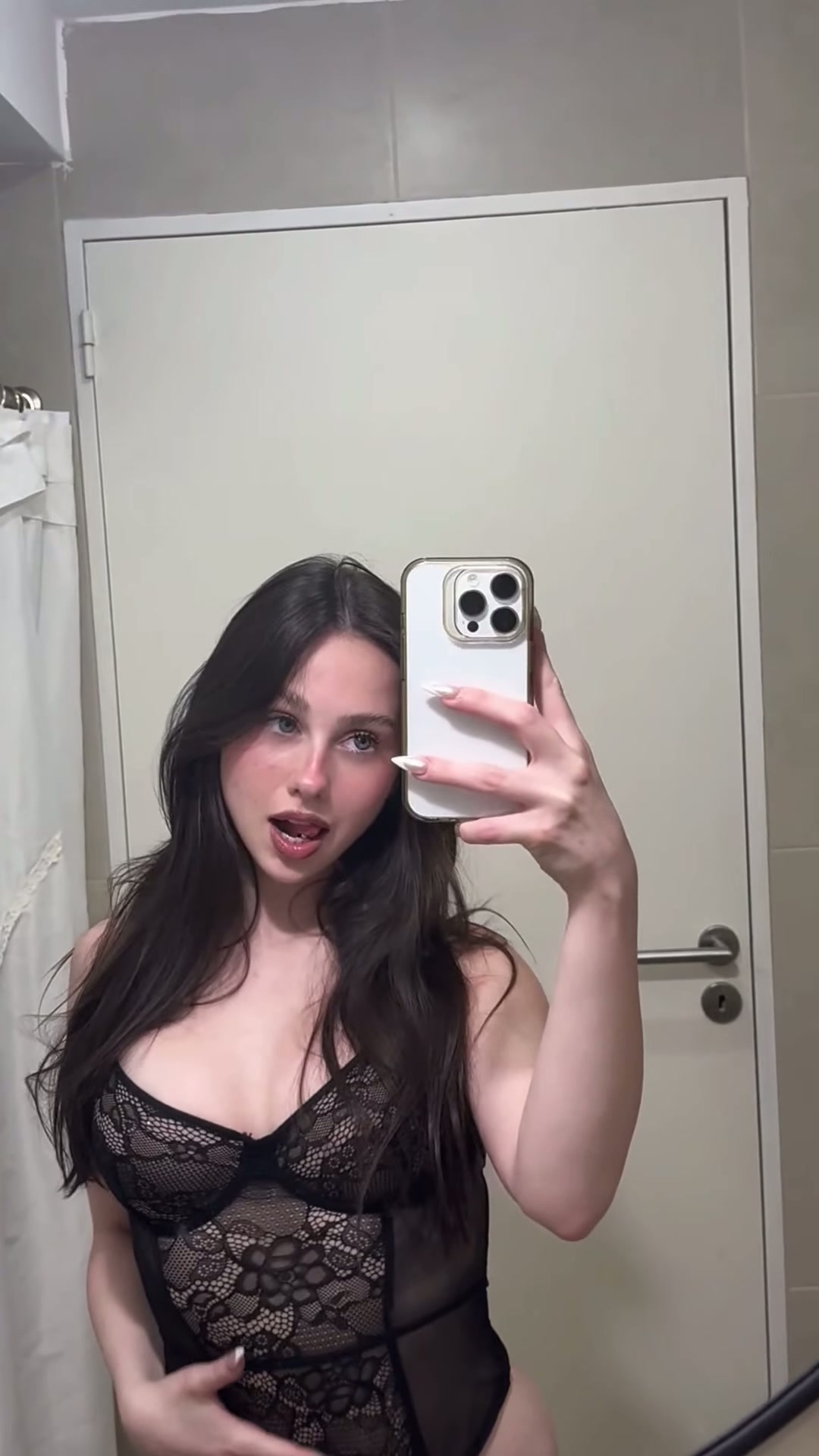 definitely just showing off my hair
