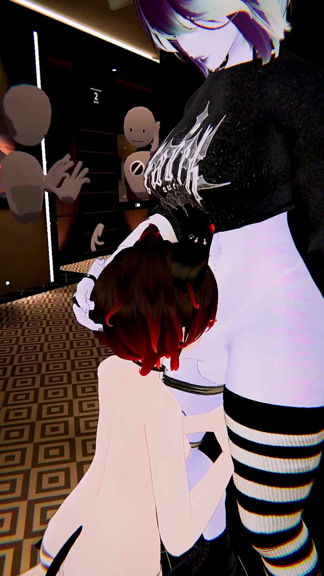 Filmed myself giving head to a futa in public 💕