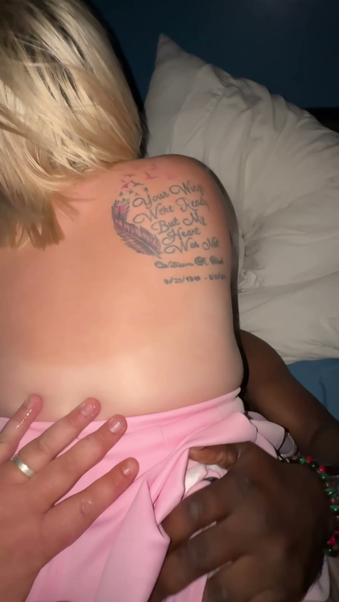 My husband and a guy I met at the swingers club were giving me DVP but it was too much for hubby and he filled me while they were both inside.