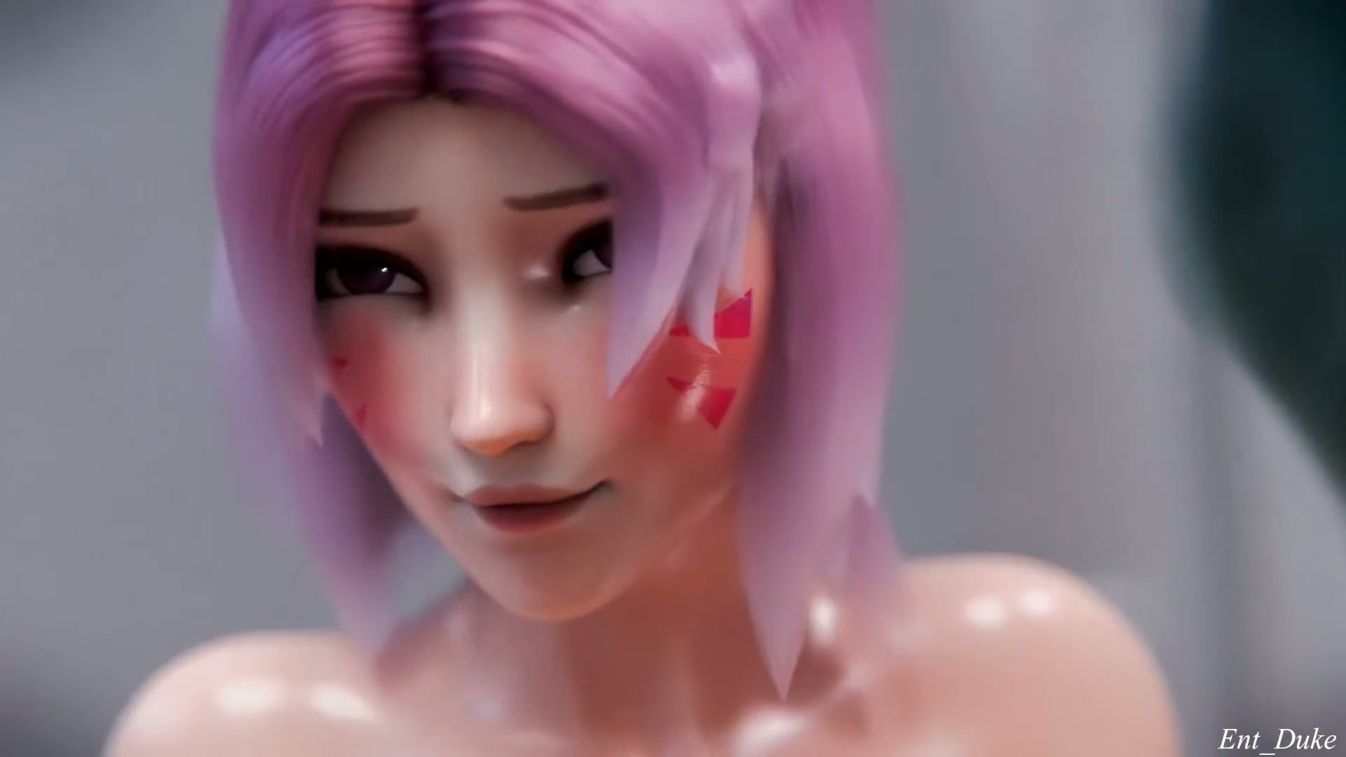Kiriko & Dva having hot shower (Ent_Duke)